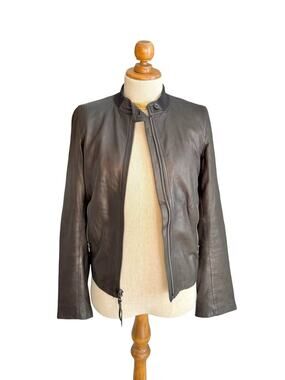 Vintage Gap Leather Motorcycle Jacket